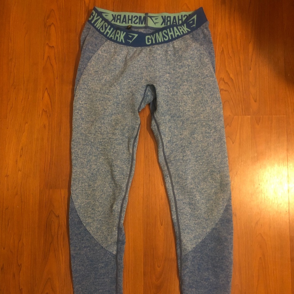 Gymshark Flex Leggings BLUEBERRY MARL/MARINE BLUE